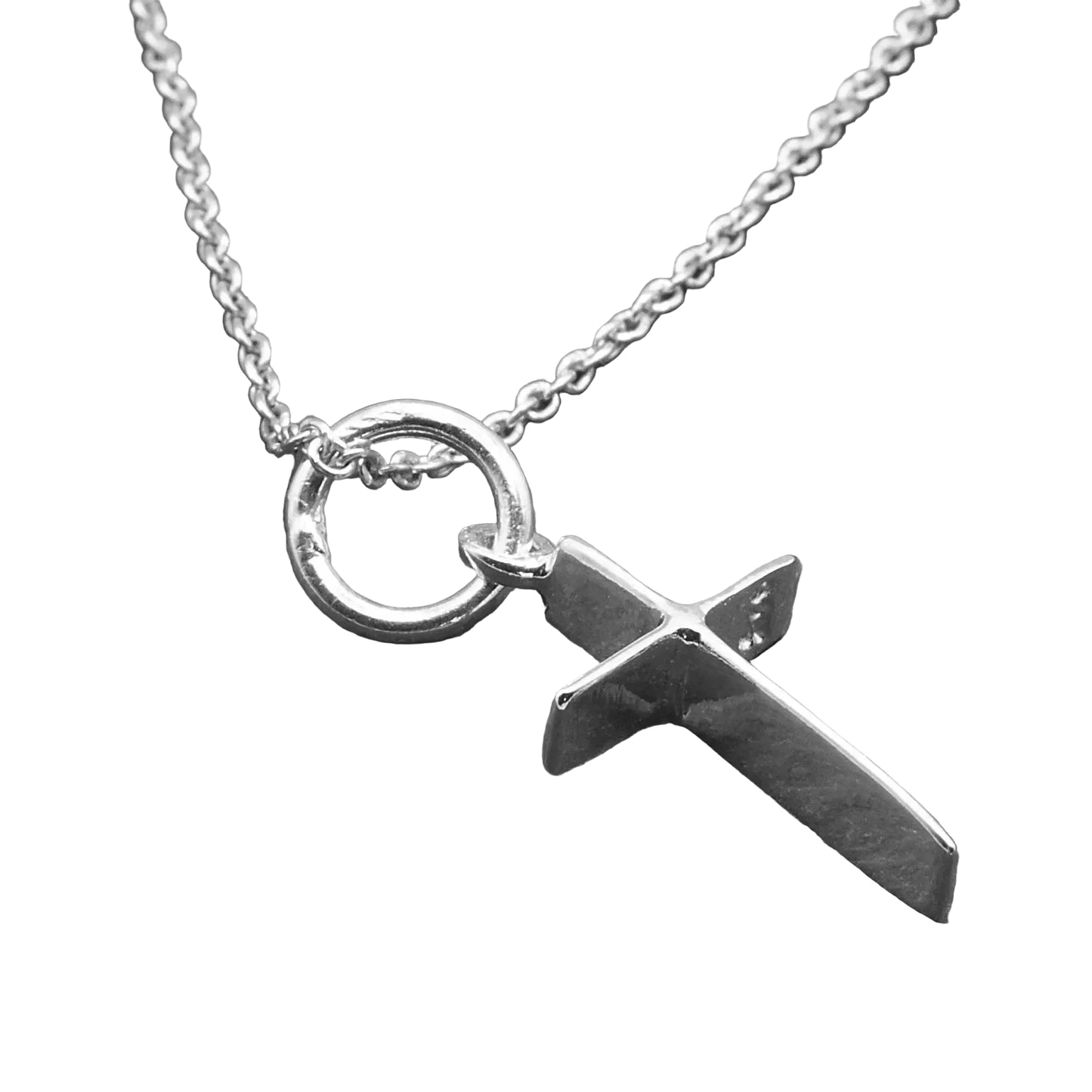Silver Cross Pendant Necklace – Sterling Silver