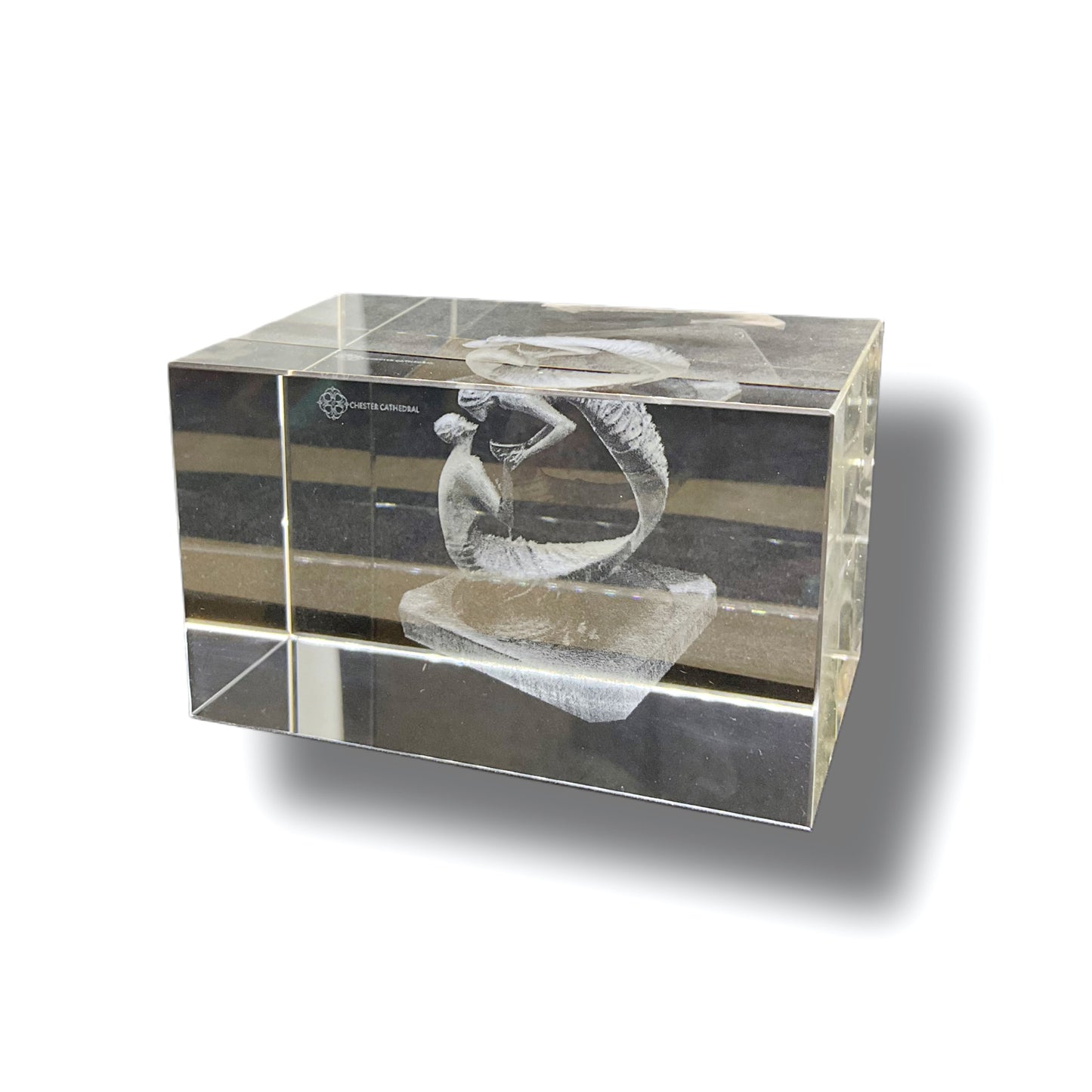 Engraved Glass Paperweight - Water of Life