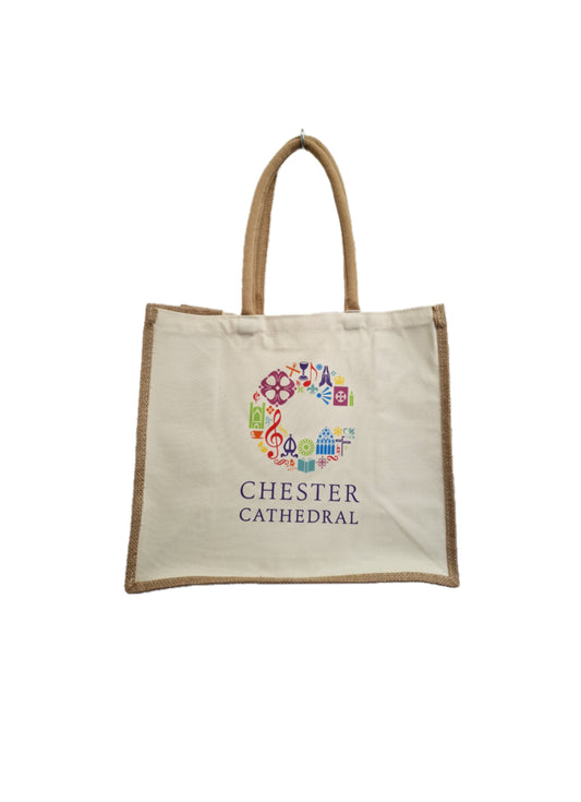 Chester Cathedral Canvas/Jute Bag