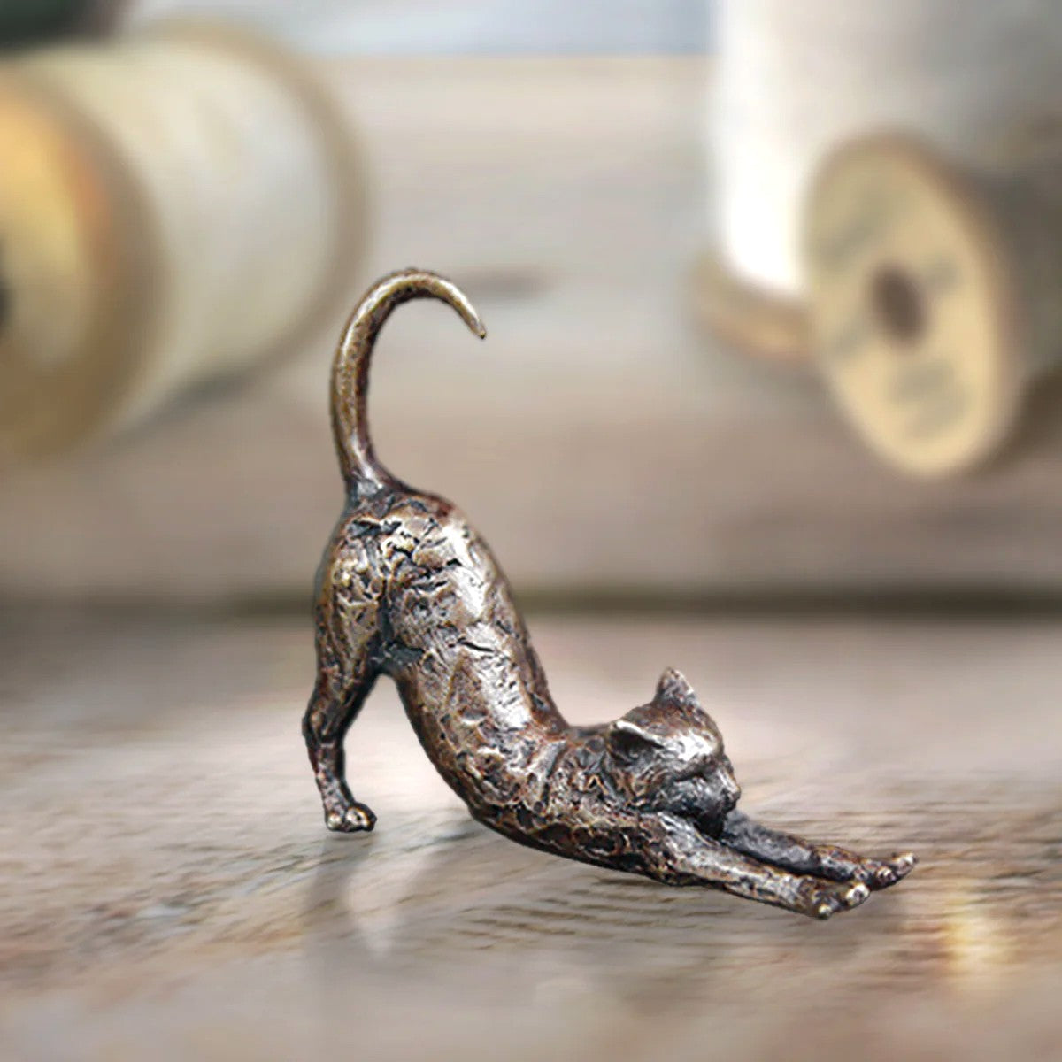 Richard Cooper Bronze - Cat Stretching