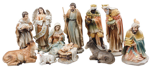 Classic Resin Nativity Set