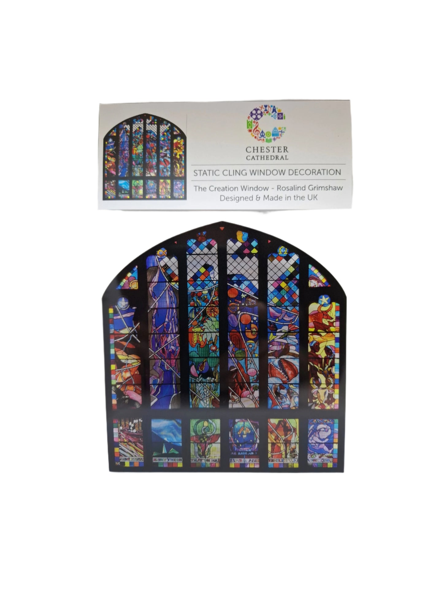 'The Creation Window' Static Cling Window Decoration