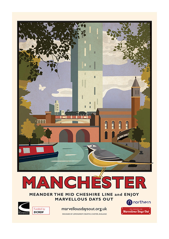 Manchester Tower Poster