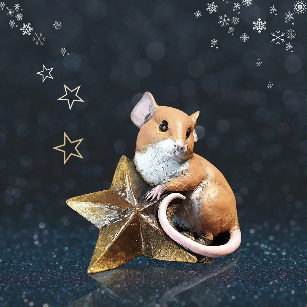 Richard Cooper Bronze - Mouse with Little Star