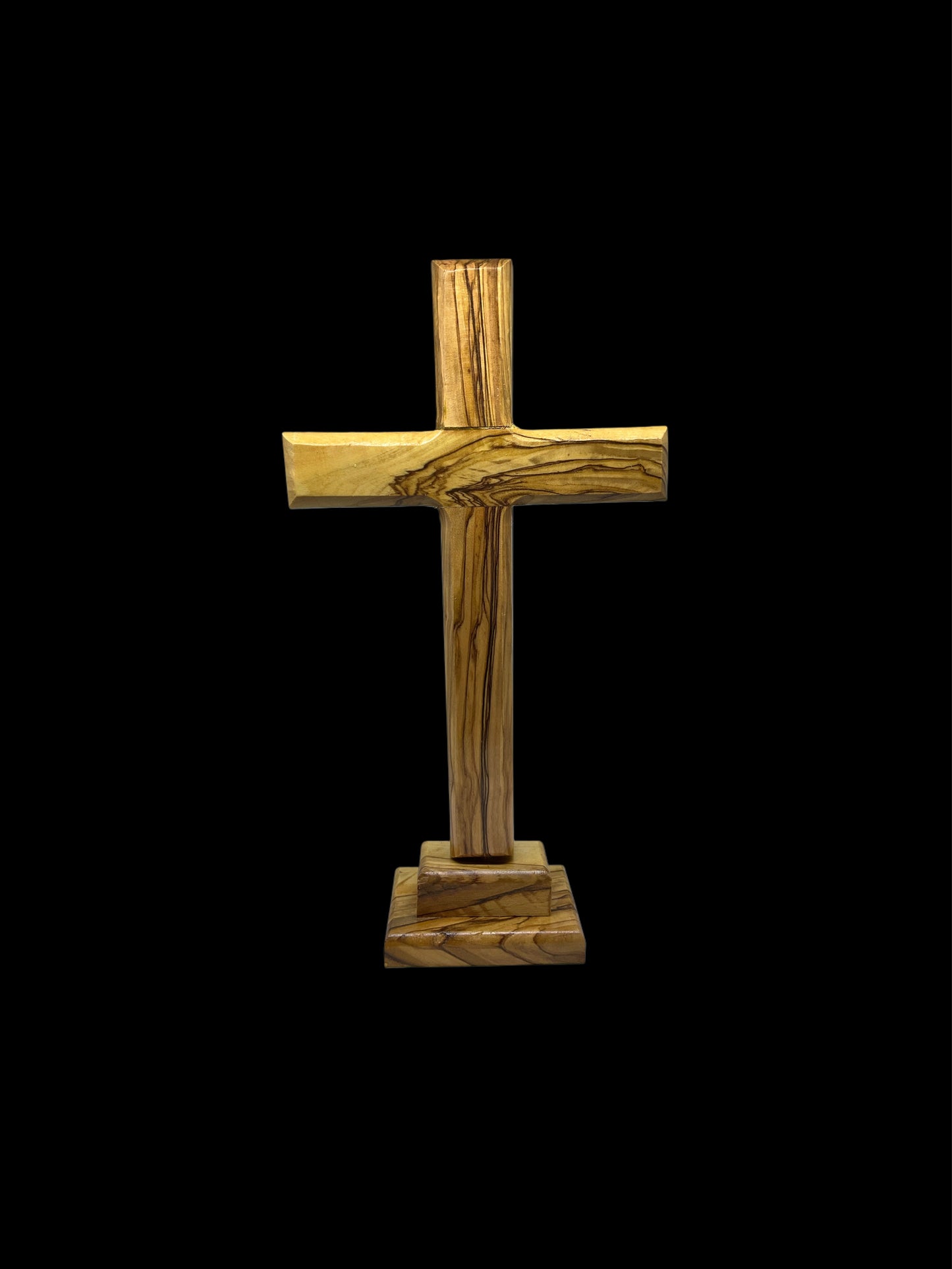 Olive Wood Standing Cross 20cm