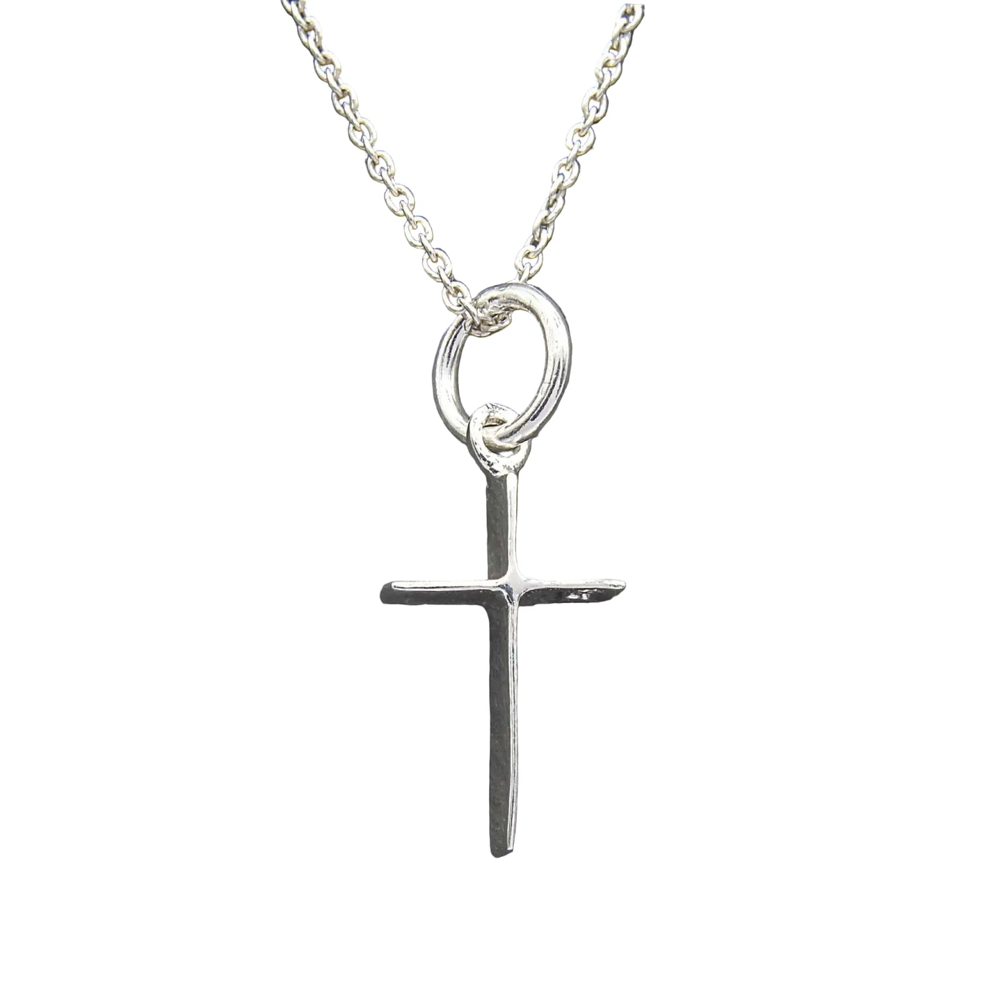 Silver Cross Pendant Necklace – Sterling Silver