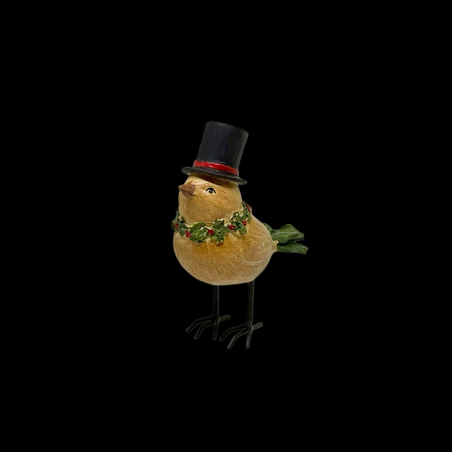 Christmas Bird in Top Hat