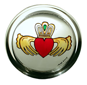 Celtic Claddagh Ring Paperweight