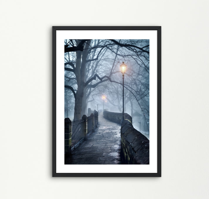 Chester Walls in the fog Chester Cathedral Gift Shop