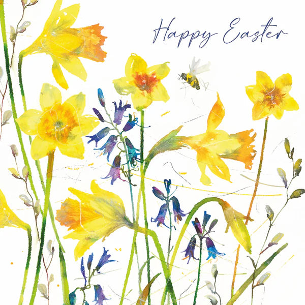 Easter 5 Card Pack - Painted Daffodils