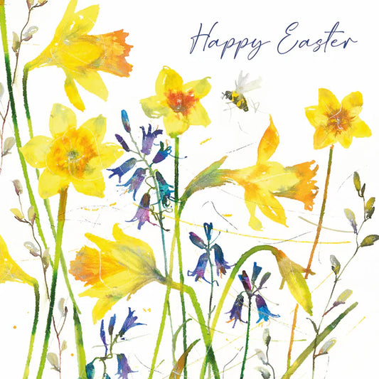 Easter 5 Card Pack - Painted Daffodils