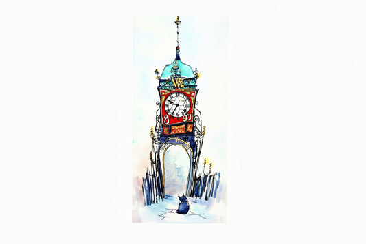 Chester Eastgate Clock Greetings Card
