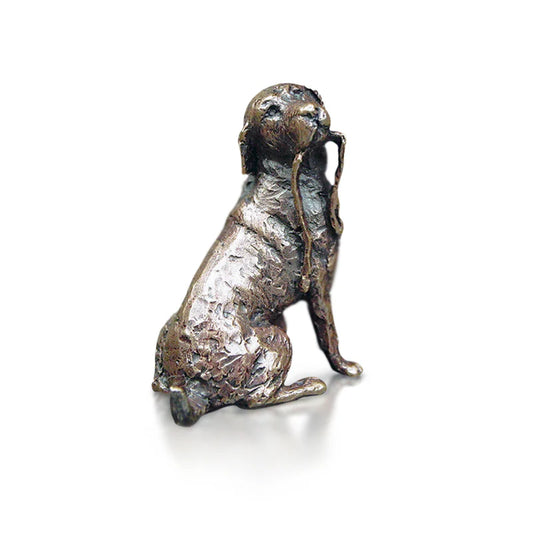 Richard Cooper Bronze - Labrador with Lead