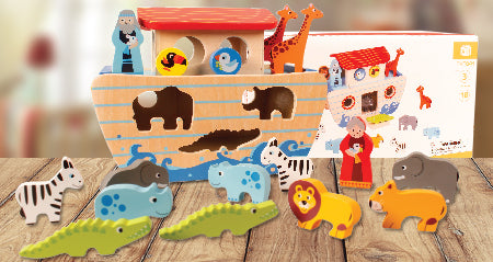 Noah's Ark Wooden Set
