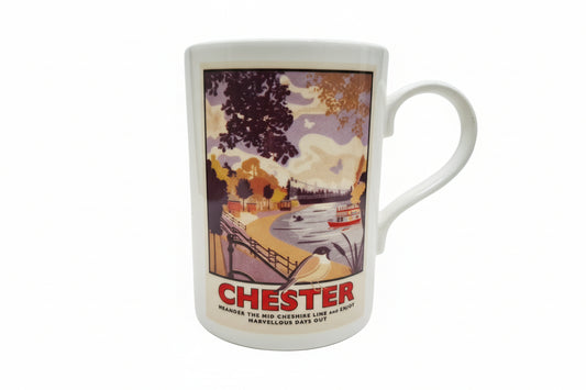 Mid-Cheshire Line Fine Bone China Mug