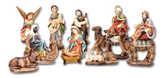 Mini Resin Nativity Set