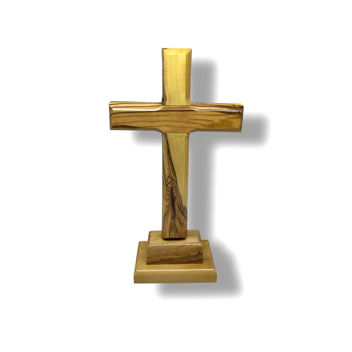 Olive Wood Standing Cross 16cm