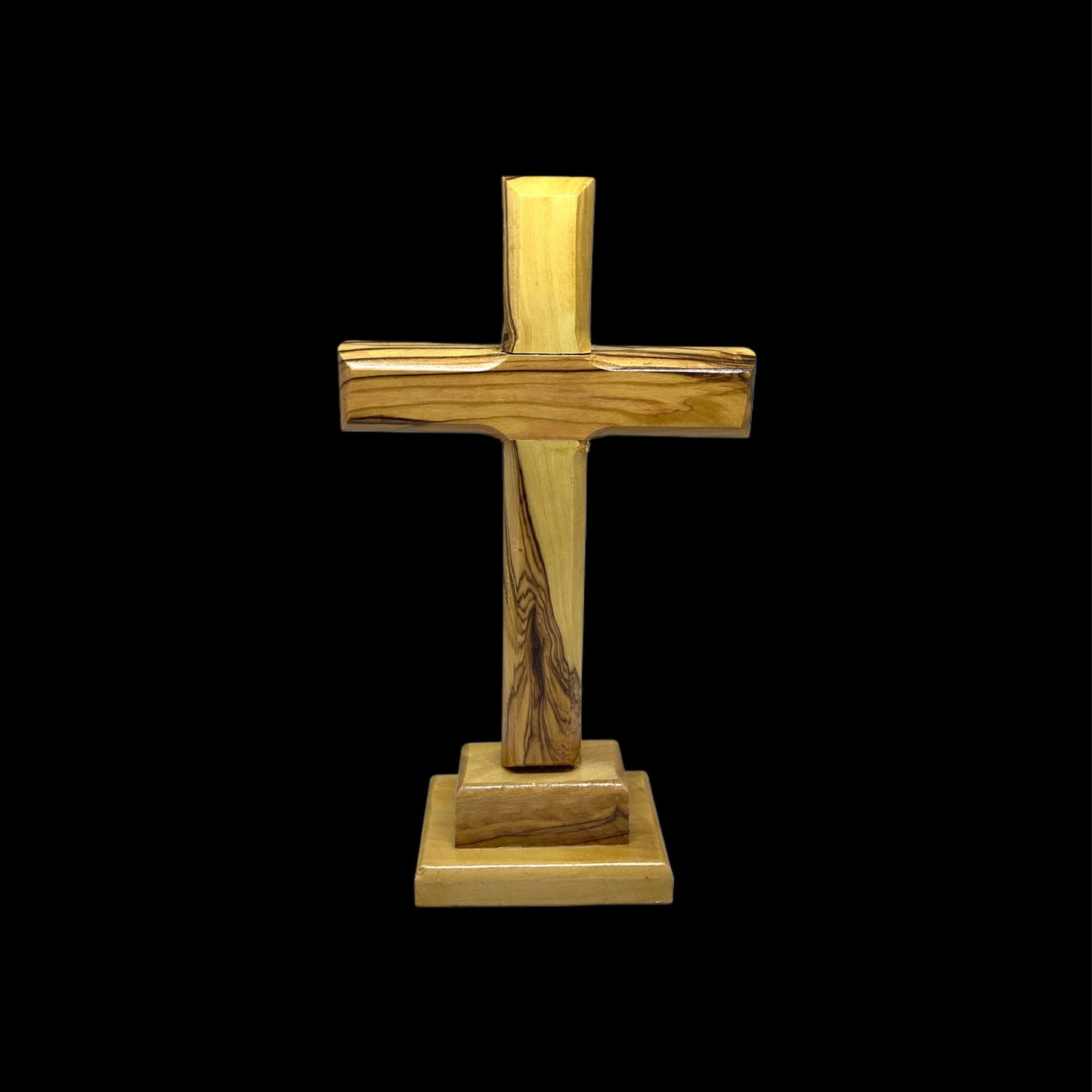 Olive Wood Standing Cross 16cm