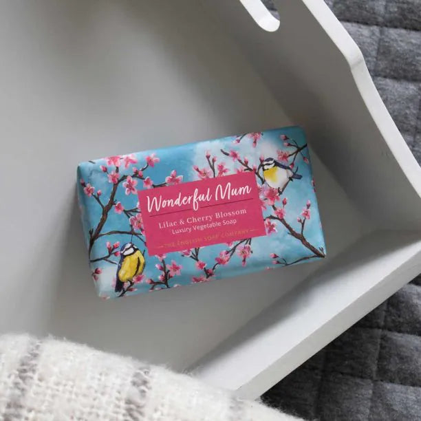 Lilac and Cherry Blossom Wonderful Mum Soap