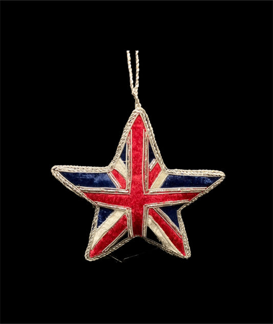 Hanging Decoration - Union Jack Star