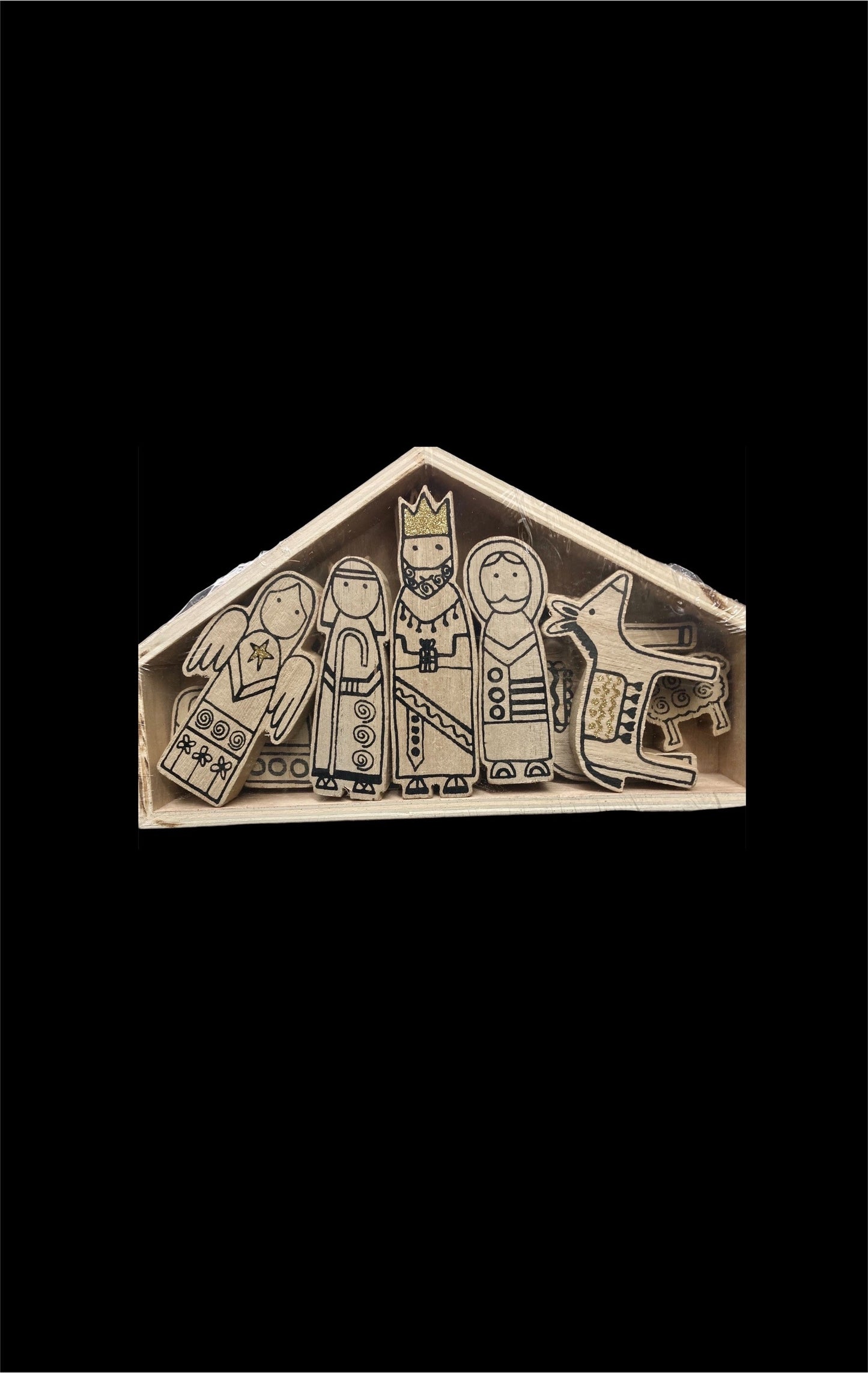 Wooden Nativity Set